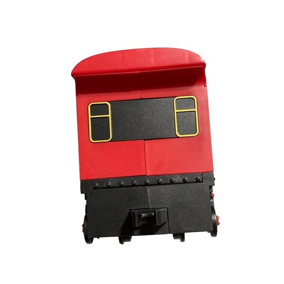 The FAO Schwarz Caboose Train Car Red Black Non Motorized - Picture 3 of 6
